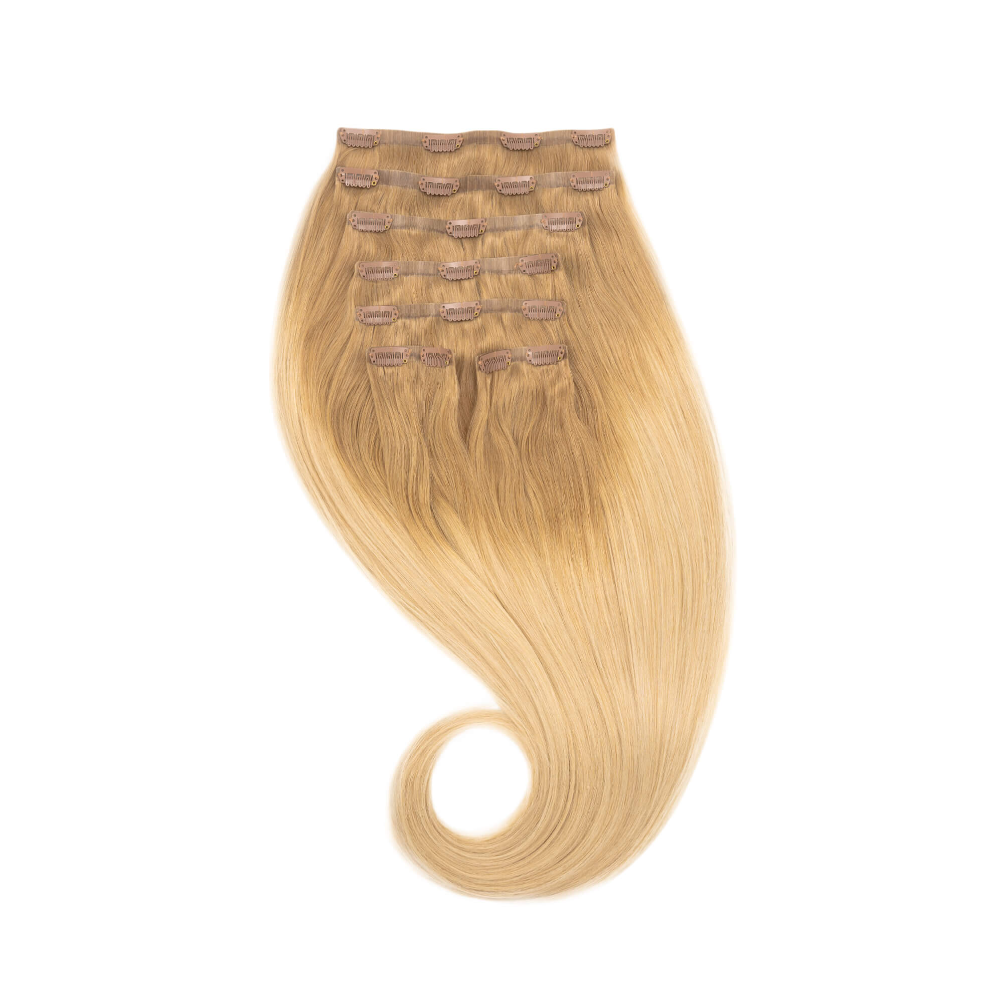 Clip-in extensions seamless root #10/18